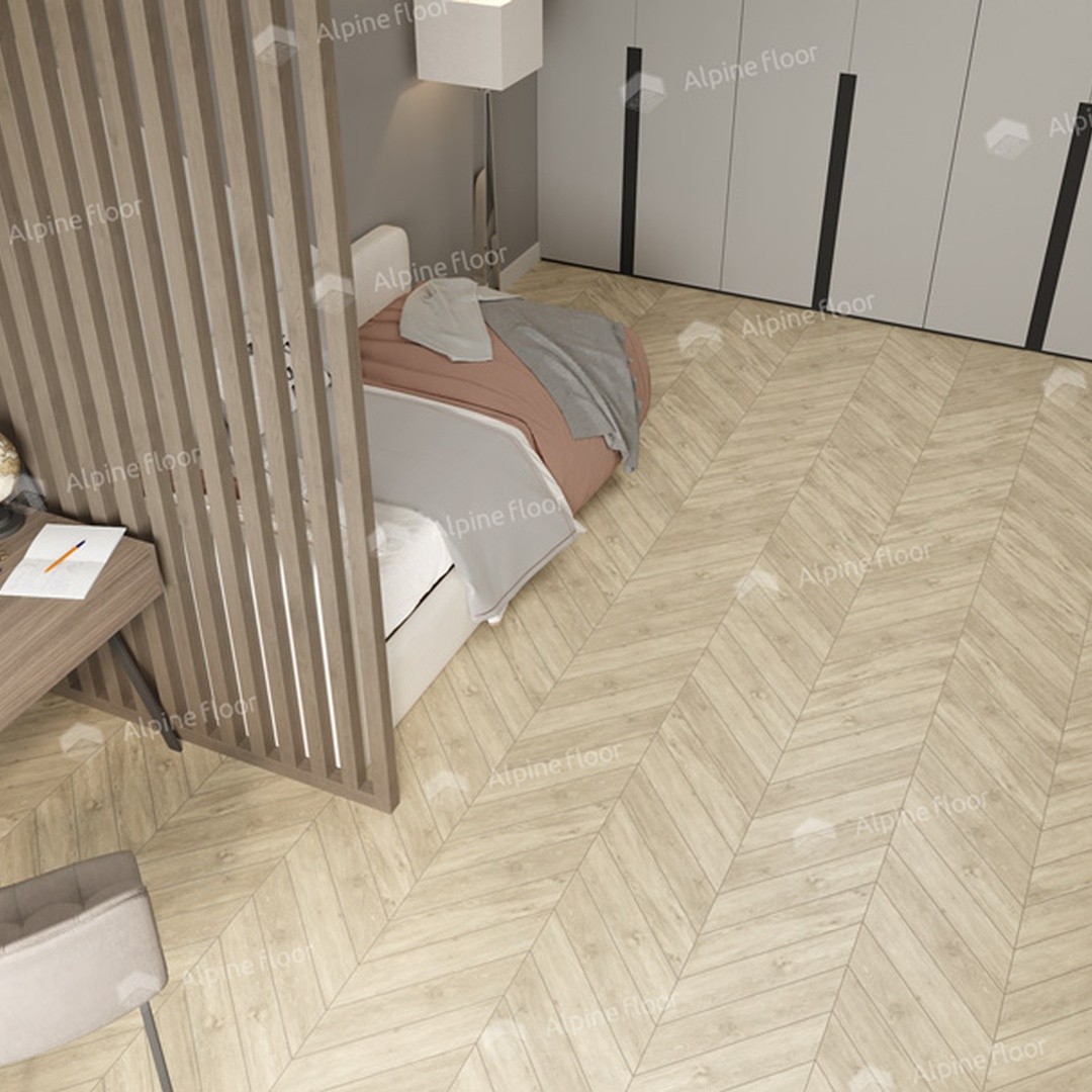 LVT ламинат ALPINE FLOOR CHEVRON ALPINE 43кл Сонома ECO 20-7