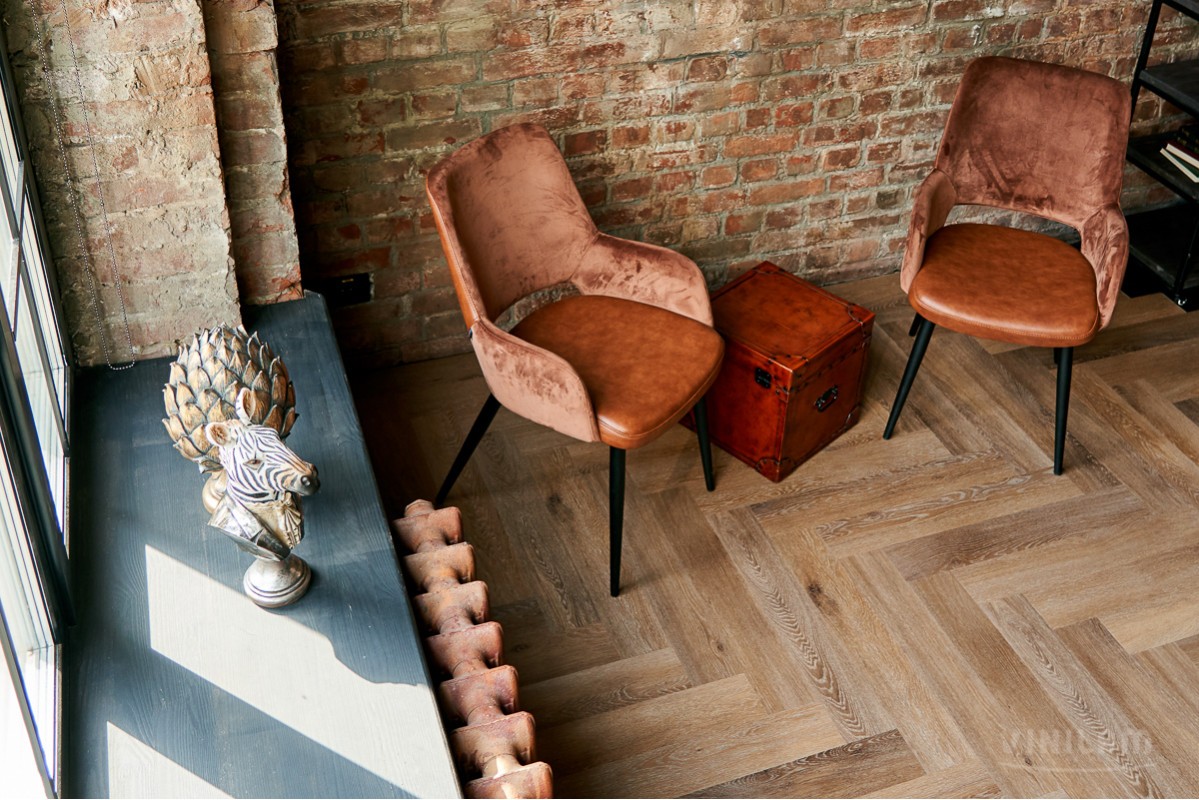 SPC ламинат VINILAM PARQUET HERRINGBONE 4V 43кл Паркет Венецианский IS11199