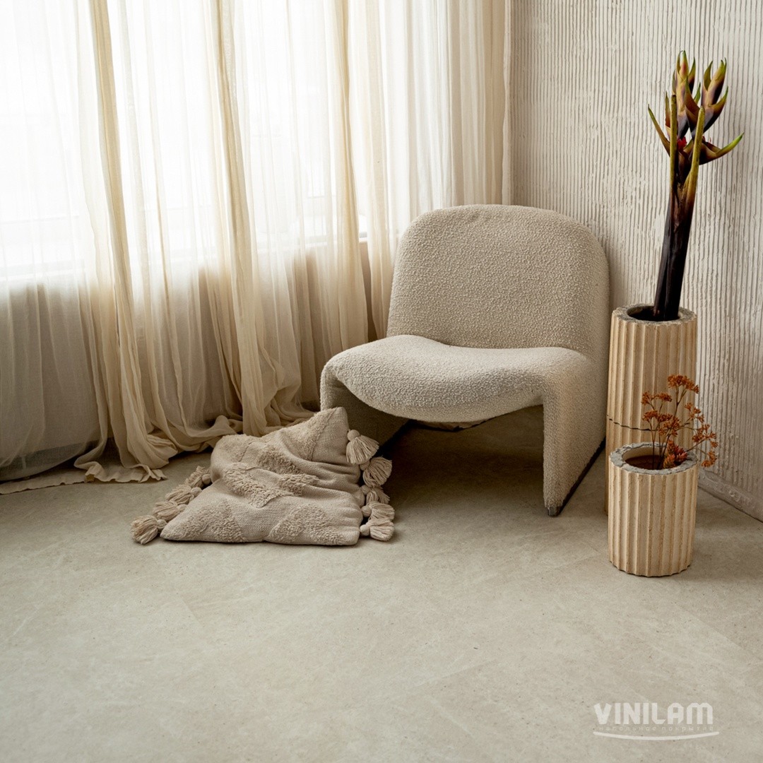 LVT ламинат CERAMO VINILAM XXL STONE GLUE 4V 43кл 71612 Тихая Бухта