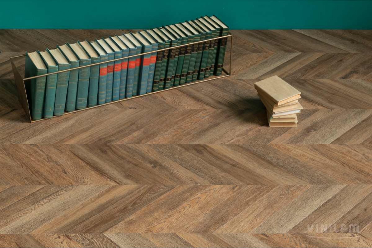 SPC ламинат VINILAM PARQUET CHEVRON 4V 43кл Шеврон Нормандия RI153610CL4