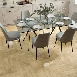 SPC ламинат ALPINE FLOOR PARQUET LIGHT 4V 43кл ЕСО 13-3 Дуб ВАНИЛЬ СЕЛЕК