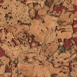 Настенная пробка CORKSTYLE WALL DESIGN 600*300*3мм (1,98м2-11шт) клеевая MONTE RED